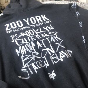 ZOO YORK unisex, b&w, slightly oversized (pullover) hoodie